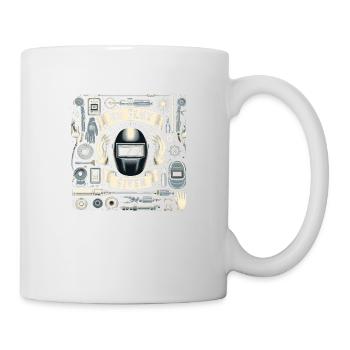 Pas de flux donné 18 - Mug blanc - blanc - Droite