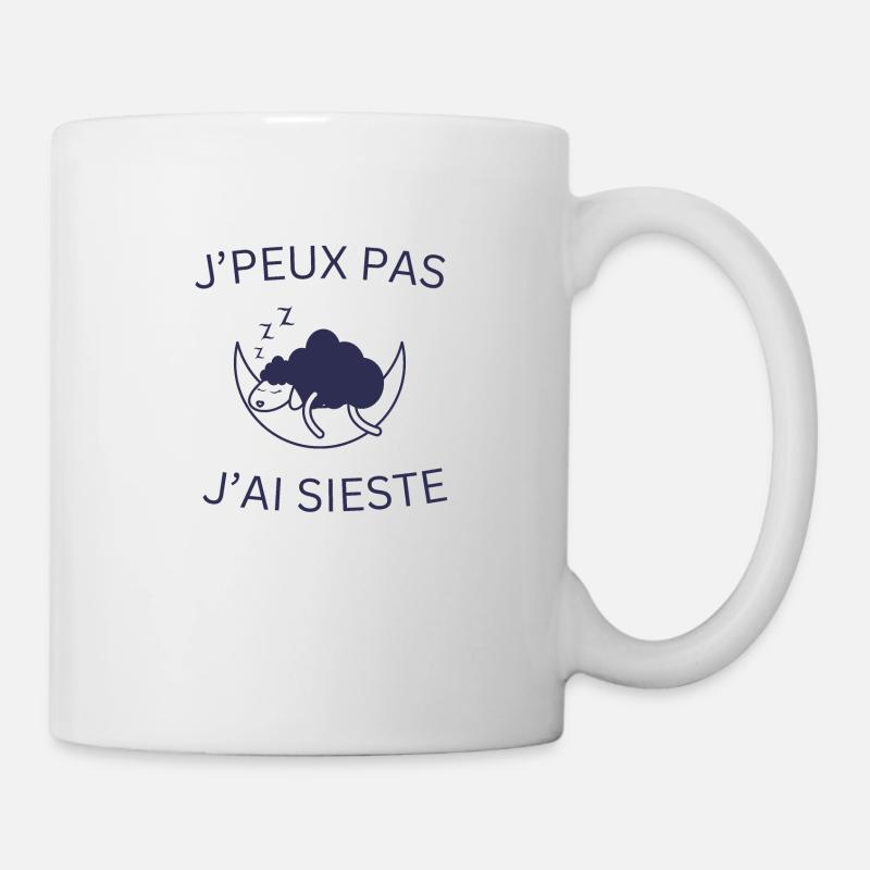 J'peux pas j'ai sieste - Mug blanc - blanc