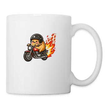 Ich kann nicht, ich habe ein Motorrad - Tasse - Weiß - Rechts