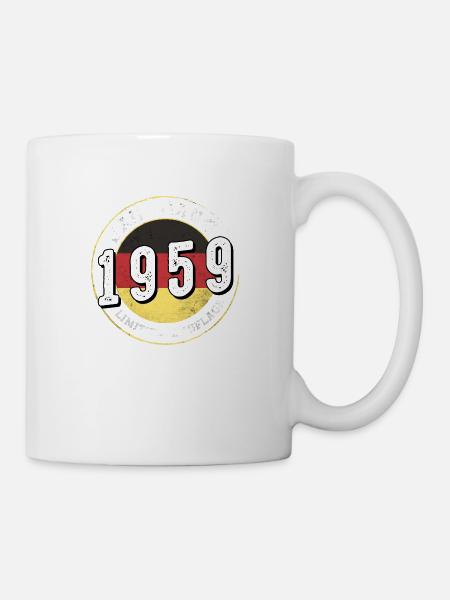 Limitierte Auflage Jahrgangs 1959 65 Jahre alt - Tasse - Weiß