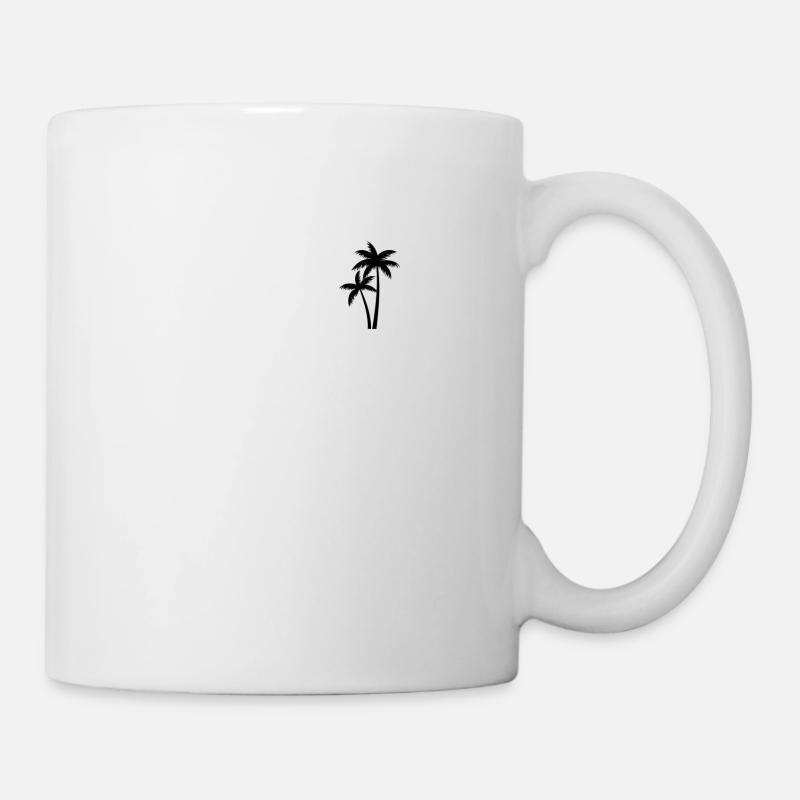 Palme - Tasse - Weiß