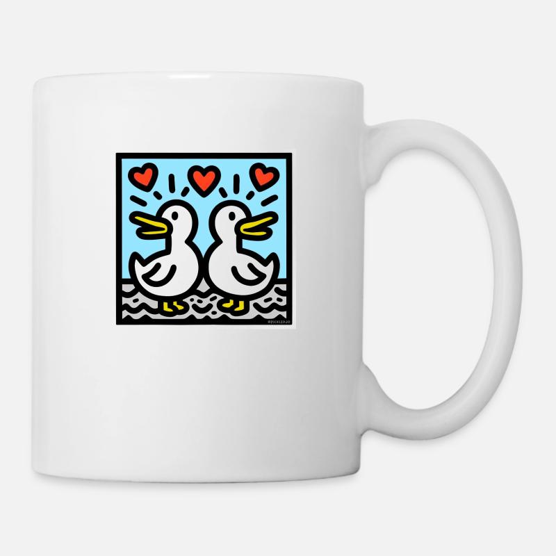 L’amour du canard - Mug blanc - blanc