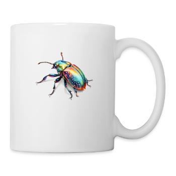 Regenbogen- - Tasse - Weiß - Rechts