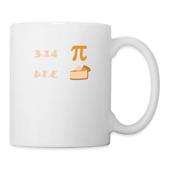 Pi Day 3.14 Pi Symbol Nerdy Geek - Coïncidence ? Je - Mug blanc - blanc - Droite