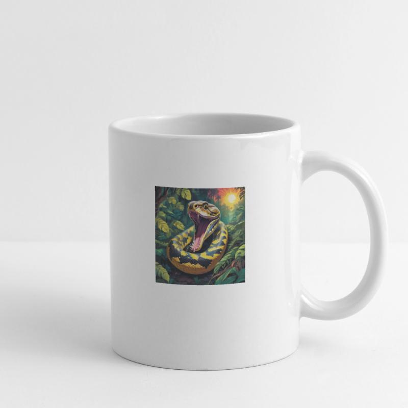 Serpent python Mug blanc