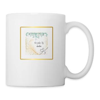 Sprüche. Für jeden Tag dankbar. - Tasse - Weiß - Rechts