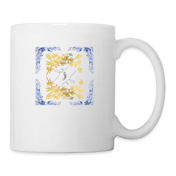Blumen - Tasse - Weiß - Rechts