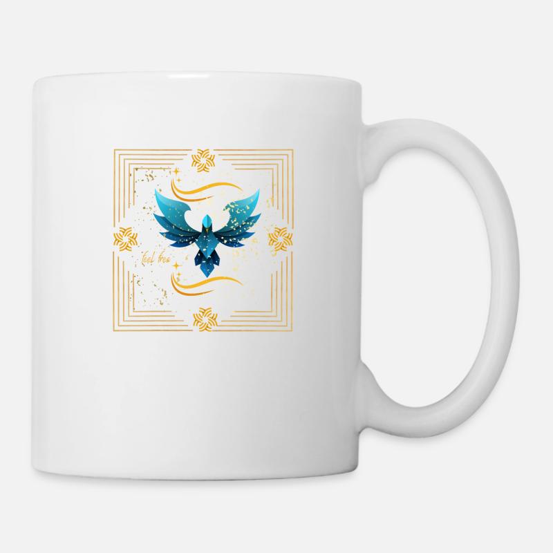 feel free - Tasse - Weiß