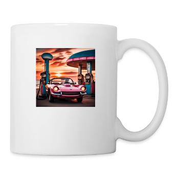 Synthwave style - Mug - white - Right