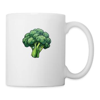 Brokkoli - Tasse - Weiß - Rechts