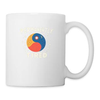 Permanently Tired 5 - Mug - white - Right