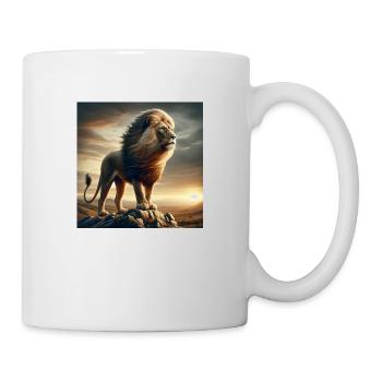 Lion - Mug blanc - blanc - Droite
