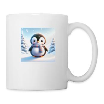 Pinguine snow - Tasse - Weiß - Rechts