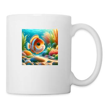 Sweet fish - Mug - white - Right