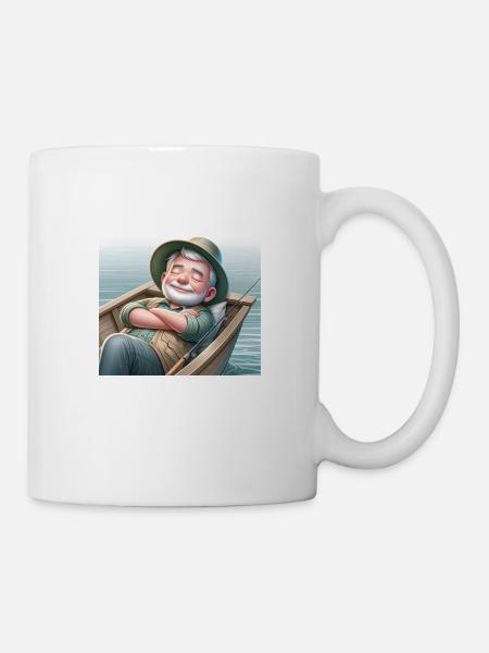 Angler - Tasse - Weiß