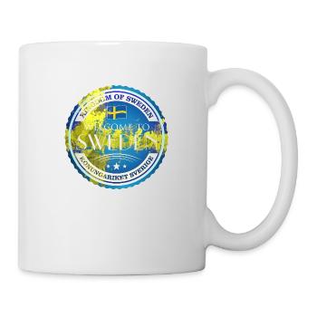 Schweden Schweden Elch bestes Tier Geweih Hirsch Hirsch - Tasse - Weiß - Rechts