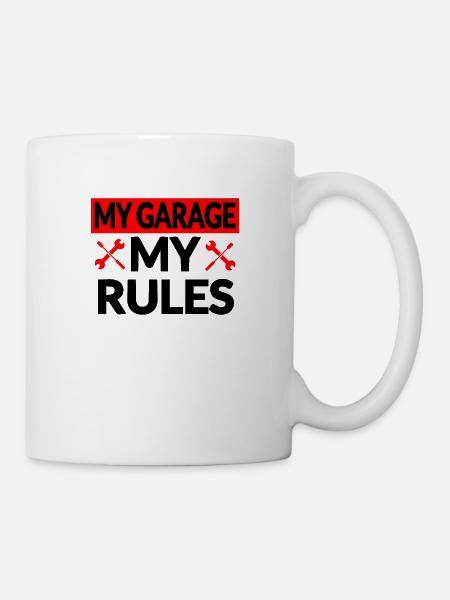 Garage - Tasse - Weiß