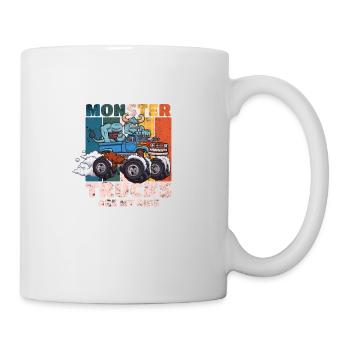 Les monster trucks, c’est ma balade - Mug blanc - blanc - Droite