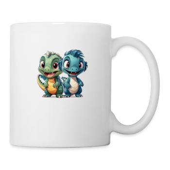 dino4 - Tasse - Weiß - Rechts