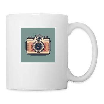 Appareil photo vintage #1 - Mug blanc - blanc - Droite