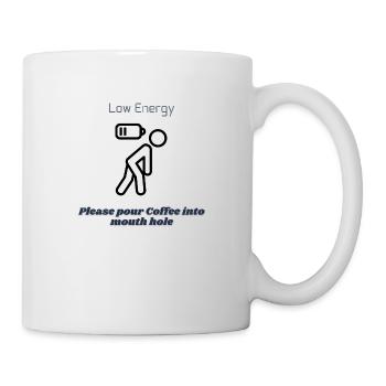 Bitte gib mir Kaffee - Tasse - Weiß - Rechts
