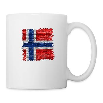 Norway Norway Flag Scandinavia Norden Tor Viking - Mug - white - Right
