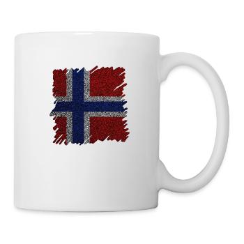 Norway Norway Flag Scandinavia Norden Tor Viking - Mug - white - Right