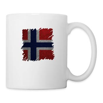 Norwegen Norwegen Flagge Skandinavien Norden Tor Viking - Tasse - Weiß - Rechts