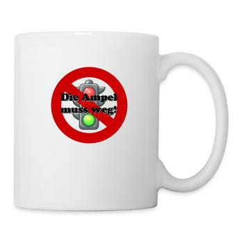 Les feux de circulation doivent disparaître - Mug blanc - blanc - Droite