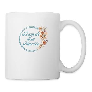 The Rustic Flower Bride Team - Matching tshirt - Mug - white - Right