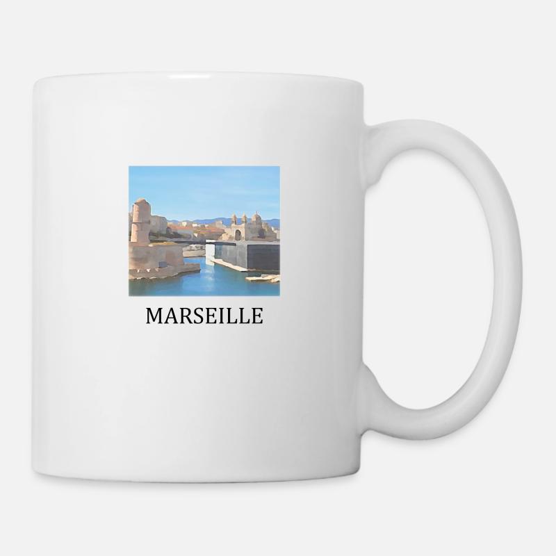 Marseille - Tasse - Weiß