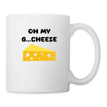 OH MY G CHEESE - Amour du fromage - Mug blanc - blanc - Droite