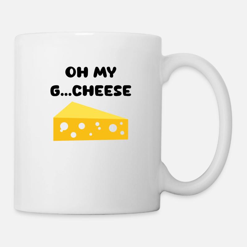 OH MY G CHEESE - Amour du fromage - Mug blanc - blanc