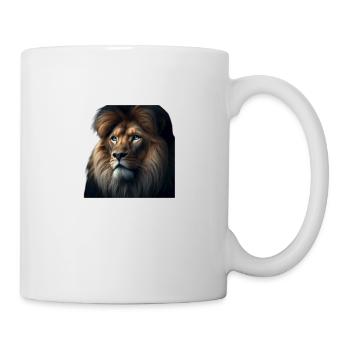 Lion majestueux - Mug blanc - blanc - Droite
