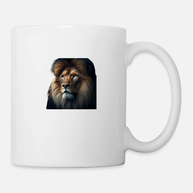 Majestätischer Löwe - Tasse - Weiß
