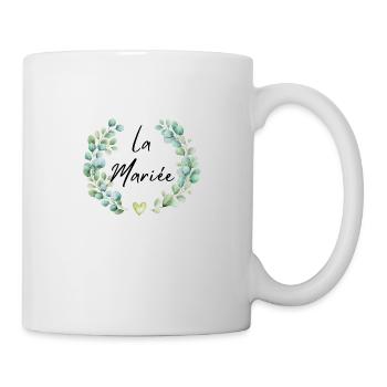 The Floral Bride-Matching Tshirt - Mug - white - Right