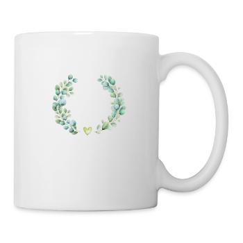 Floral bridal team - matching tshirt - Mug - white - Right