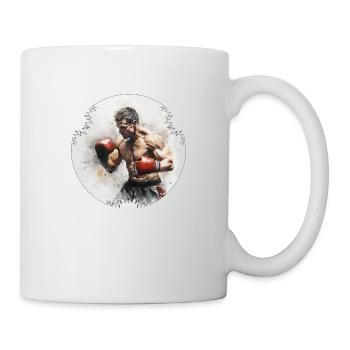 La boxe est l’un des sports les plus anciens - Mug blanc - blanc - Droite