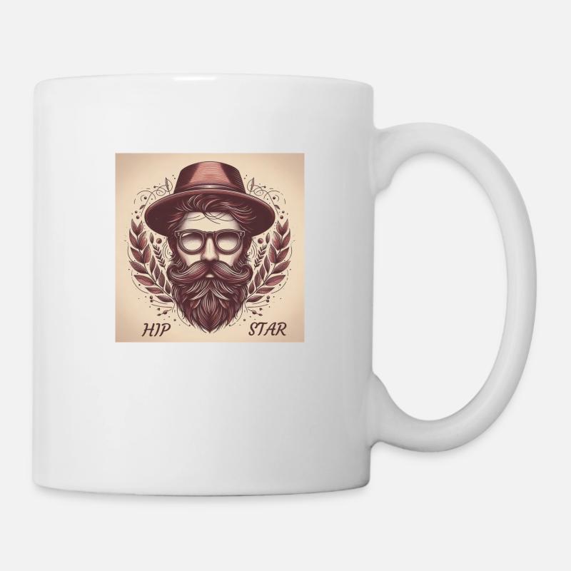 Hip Star - Tasse - Weiß