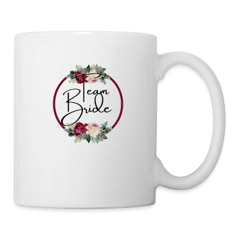 Team Floral Strap - Matching Tshirt - Mug - white - Right