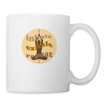 Yoga - Tasse - Weiß - Rechts