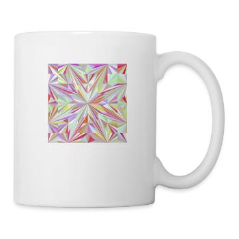 Eis Kaleidoskop Stern - Tasse - Weiß - Rechts