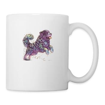 Newfoundland Wave of Joy - purple - Tasse - Weiß - Rechts