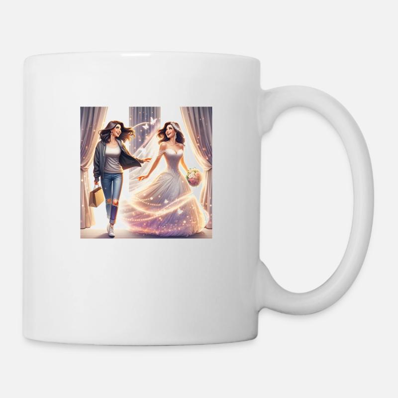 Hochzeit jungesellinabschied - Tasse - Weiß