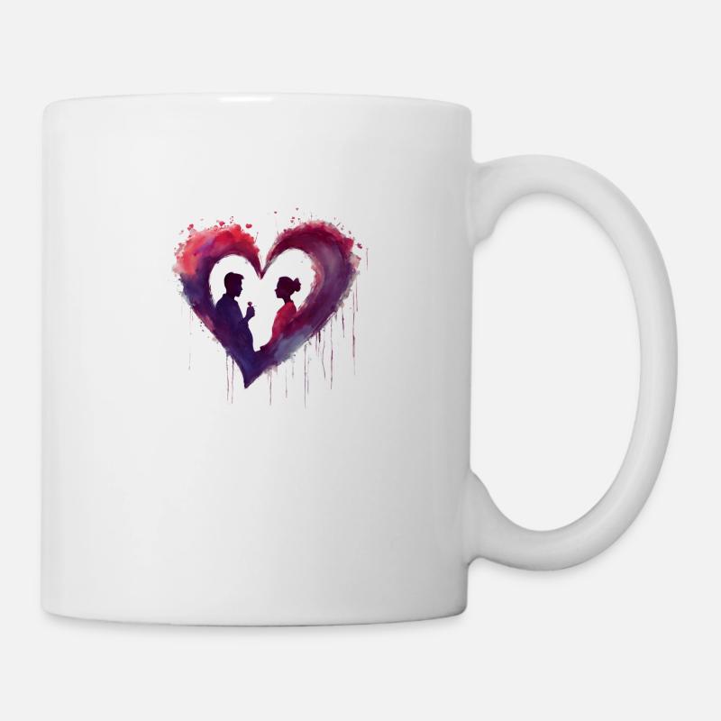 Premier amour - Mug blanc - blanc