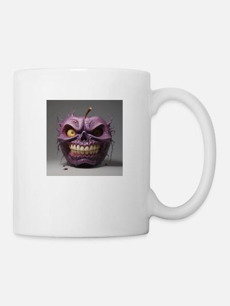 Psycho Apple - Tasse - Weiß