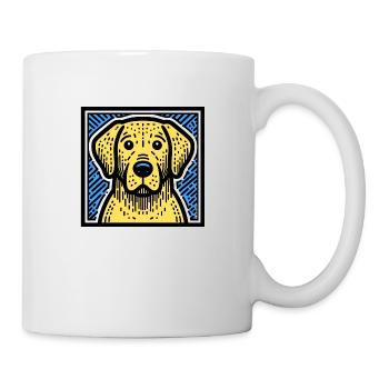 Labrador Retriver Pop Art - Mug - white - Right