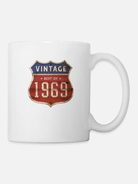 55 ans vintage 1969 édition limitée 55ème - Mug blanc - blanc
