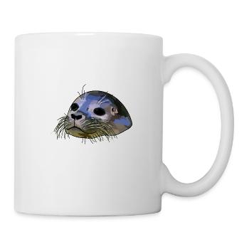 Robbe - Tasse - Weiß - Rechts