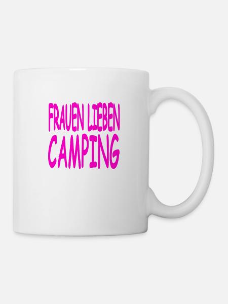 Camping - Tasse - Weiß